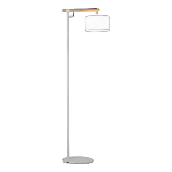 Spazio 5280.03.31 Langham White Floor Lamp