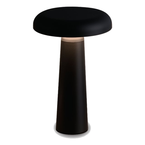 Spazio 8485.30 Boletus Black Table Lamp