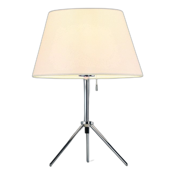 Spazio 8519 Tripod Chrome Table Lamp