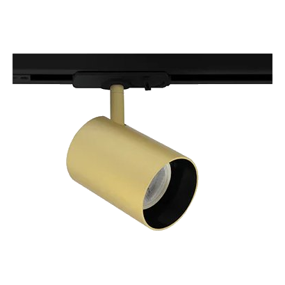 Spazio 246605.2.21 Lone Sand Gold & Black 3 Wire Track Spot Light