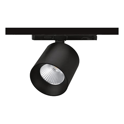 Spazio 4137.20334.30T4 New York 3Cct Black 4 Wire Led Track Spot Light