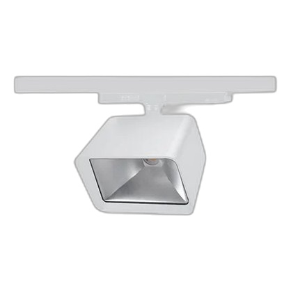 Spazio 4138.30334.31T4 Wash 3Cct White 4 Wire Led Track Spot Light