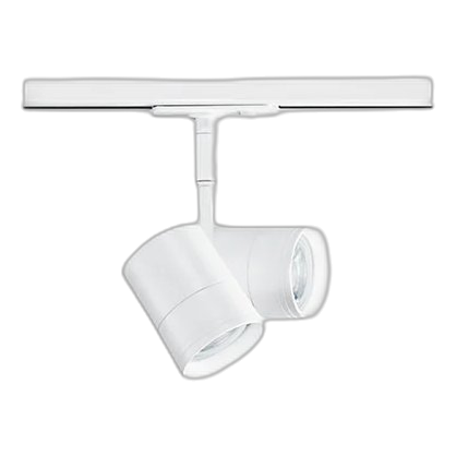 Spazio 8917.10.31T4 Double Trouble White 2 Light Track Spot Light