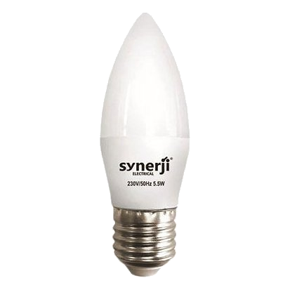 Synerji 4.2W Es Cool White Led Candle, Dimmable