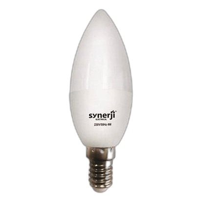 Synerji 4.2W Ses Cool White Led Candle, Dimmable