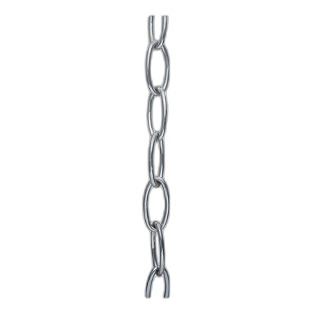 Bright Star Polished Chrome Chain 5Mm, Per Meter