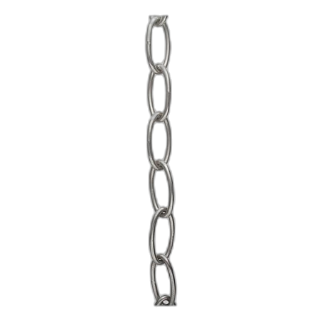 Bright Star Satin Chrome Chain 4Mm, Per Meter