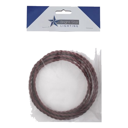 Bright Star Wire061-3M Twisted Brown Wire, 3 Meters