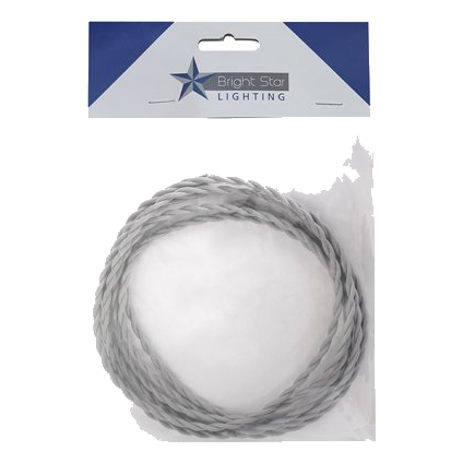 Bright Star Wire080-5M Twisted Grey Wire, 5 Meters