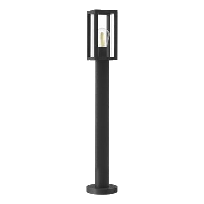 Bright Star Lfl027 Matt Black Bollard