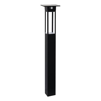 Bright Star Ls025 Matt Black Solar Bollard