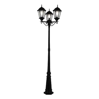 Bright Star Lfl008/3 Black Standing Lantern