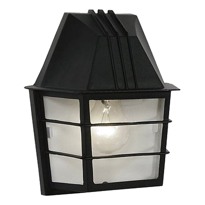 Bright Star L149 Black Wall Lantern