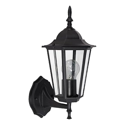 Bright Star L212 Black Wall Lantern