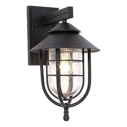 Bright Star L258 Black Wall Lantern