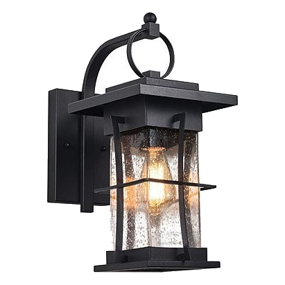 Bright Star L351 Black Wall Lantern