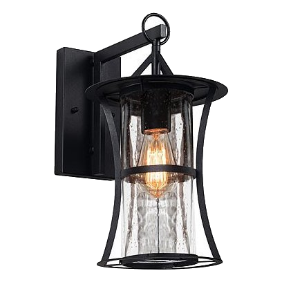 Bright Star L352 Black Wall Lantern