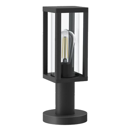 Bright Star L374 Matt Black Pillar Lantern