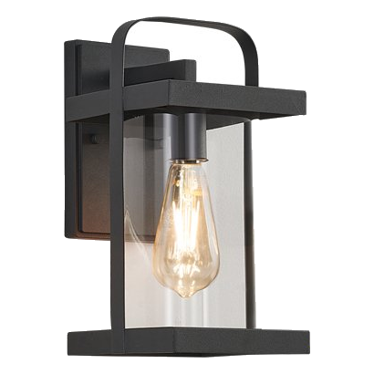 Bright Star L536 Black Wall Lantern