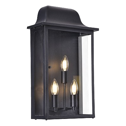 Bright Star L582 Black Wall Lantern