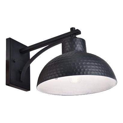 Bright Star L586 Black Wall Lantern