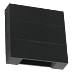 Bright Star L619 Black Down Facing Wall Lantern