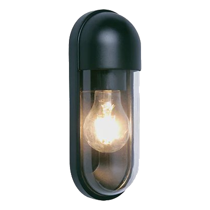 Bright Star L632 Black Plastic Wall Lantern