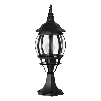 Bright Star L8083 Black Pillar Lantern