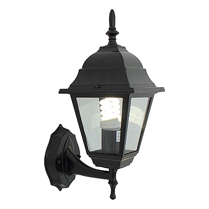 Eurolux O14B Black Wall Lantern