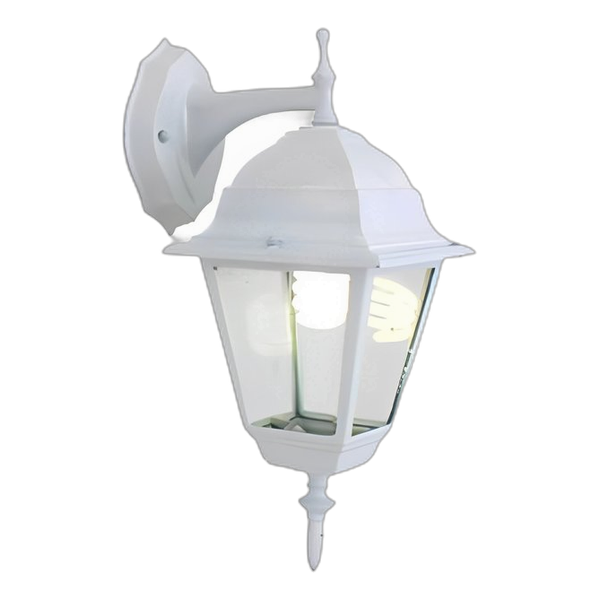 Eurolux O17W White Wall Lantern