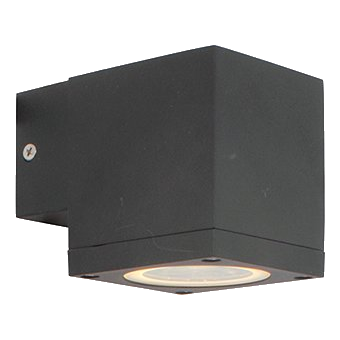 Eurolux O242B Kube Down Or Up Black Wall Light