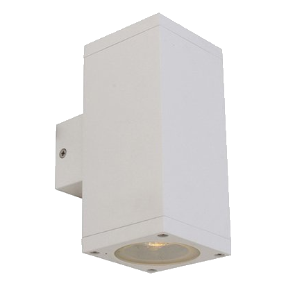 Eurolux O243W Kube Aluminium Up & Down Facing Wall Light