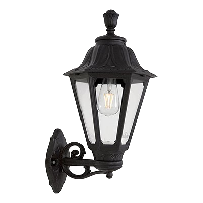 Eurolux O452Bfu Fumagalli Bisso Lantern Black Wall Light