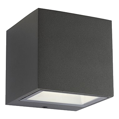 Eurolux O600 Gemini Up& Down Grey Wall Light