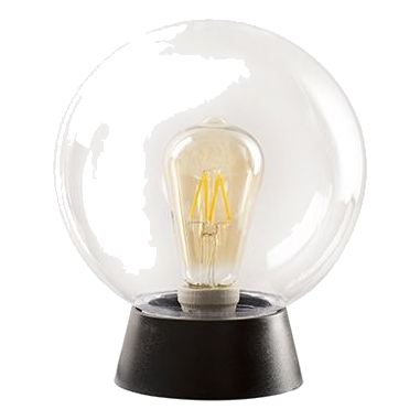 Eurolux O620Cl Black Pillar Lantern