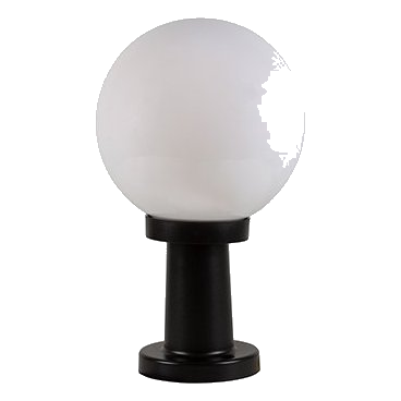 Eurolux O621O Black & Opal Pillar Lantern