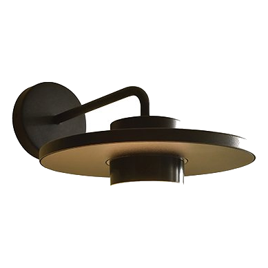 Eurolux O653 Plato Outdoor Black Led Wall Light