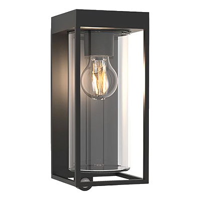 Eurolux O657 Flair Black Solar With Pir Wall Light