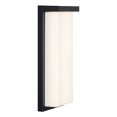 Eurolux O672 Lone Long Outdoor Black Led Wall Light