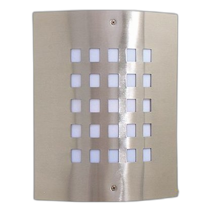 Eurolux O93Ss Satin Chrome Wall Lantern