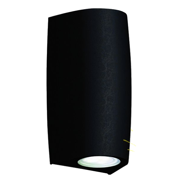 Spazio 2A4.000.000.Axu2K Marta 90 Ctc Black Up & Down Wall Light