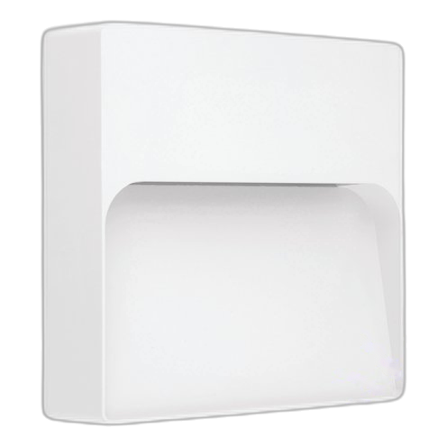 Spazio 4495.3.30.31 Intake Square 3000K White Downface Wall Light