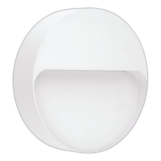 Spazio 4495.4.40.31 Intake Round 4000K White Downface Wall Light