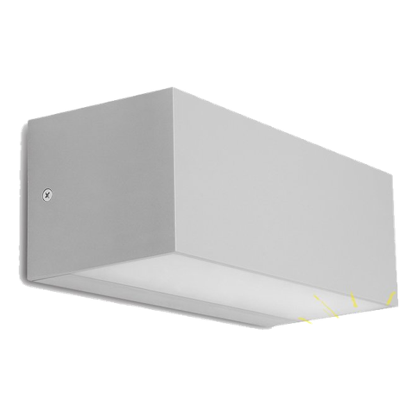 Spazio 4524.12.50 Mite 230Mm Ctc Grey Up & Down Wall Light