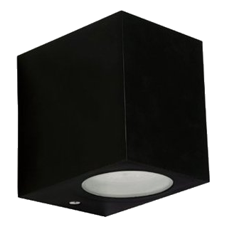 Spazio 4543.1.30 Block Black Downface Wall Light