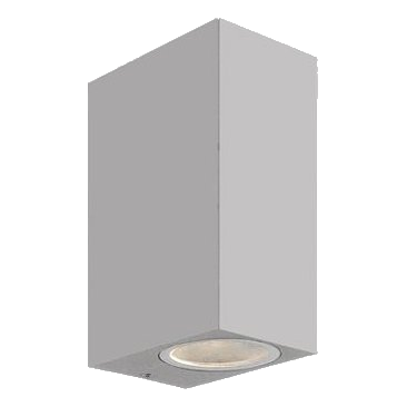 Spazio 4556.2.50 Block P Grey Up & Down Wall Light