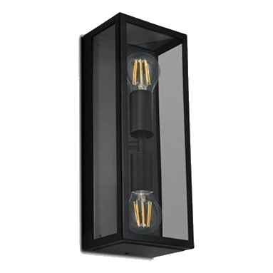 Spazio 4561.01.30 Rubik Long Black Wall Light