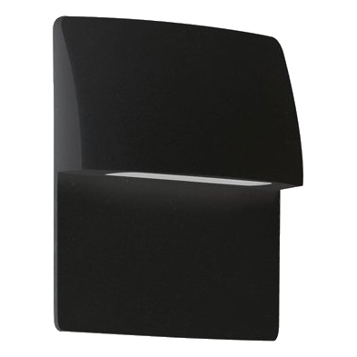 Spazio 2380.02.30.30 Luna Square Black Foot Light