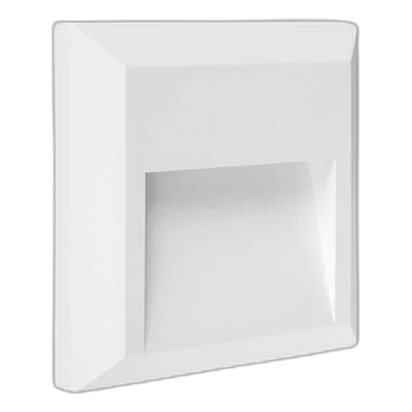 Spazio 4487.4.31 Ozo Square Downface 3 Ctc White Foot Light