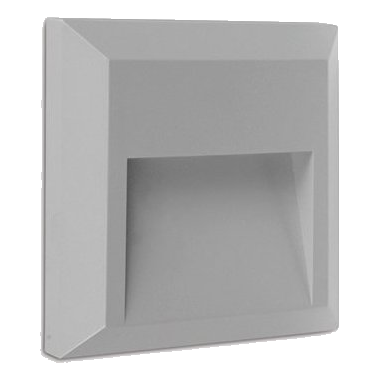 Spazio 4487.4.50 Ozo Square Downface Ctc Grey Foot Light
